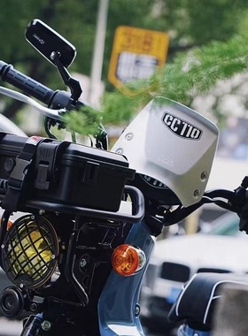 适用幼兽cc110改装摩托车后视镜125la踏板车反光镜ns150la铝合金