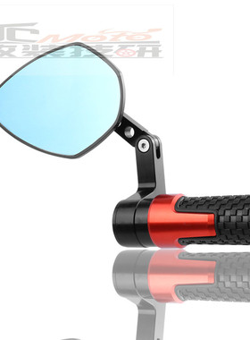 适用杜卡迪怪兽MONSTER821 骇客821改装车把镜多角度铝合金反光镜