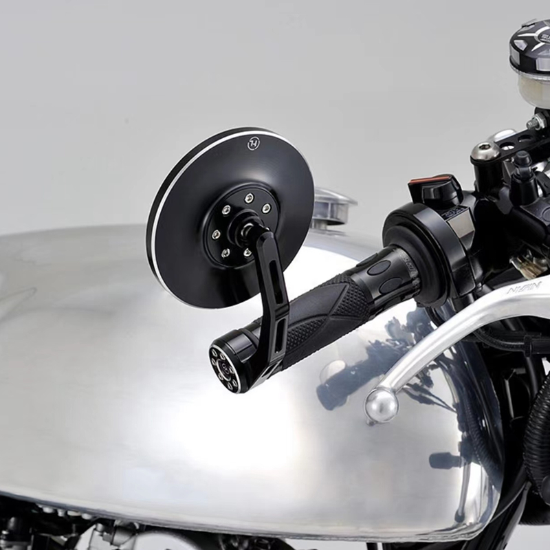 适用本田CB300R CB400X/F CM300 NSS350圆形后视镜高清手把反光镜