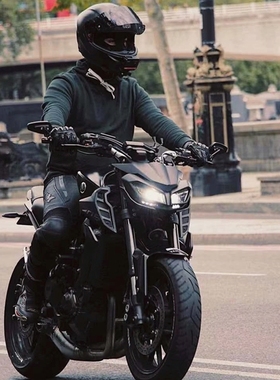 适用川崎Z650 Z900 改装手把后视镜 Z900RS手把端子反光镜倒车镜