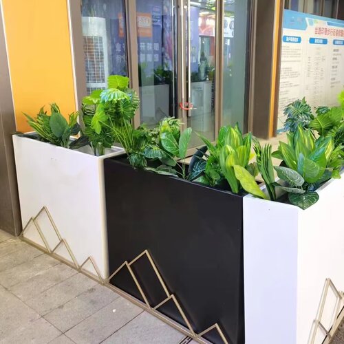 户外室内创意花箱隔断护栏定制