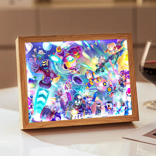 荒野乱斗周边灯光画小夜灯礼物