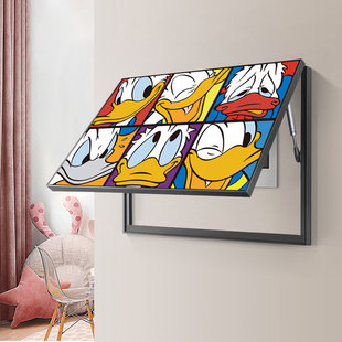 唐老鸭电表箱装饰画遮挡箱挂画迪尼网络箱变电箱米奇老鼠壁画