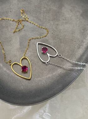 S925银韩版小众设计感镂空项链