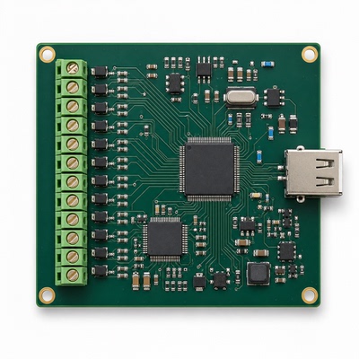 AD7606 多通道数据采集卡 16位ADC 8路同步 USB高速 200k采样率