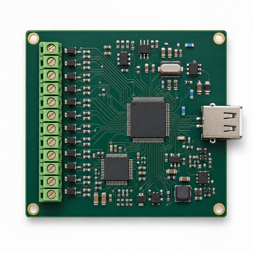 AD7606C 多通道数据采集卡 16位ADC 8路同步 USB高速 1M采样率