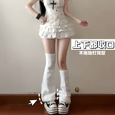 日系原宿朋克亚文化上下收口袜套