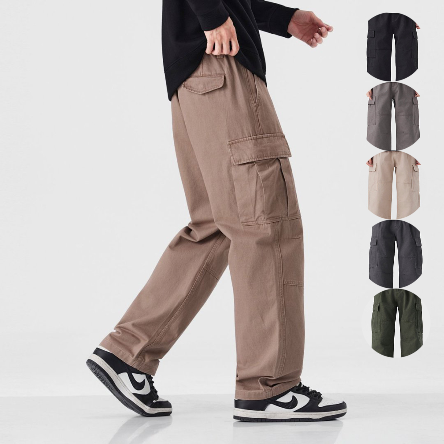 班加尼纯棉重磅美式工装裤休闲裤