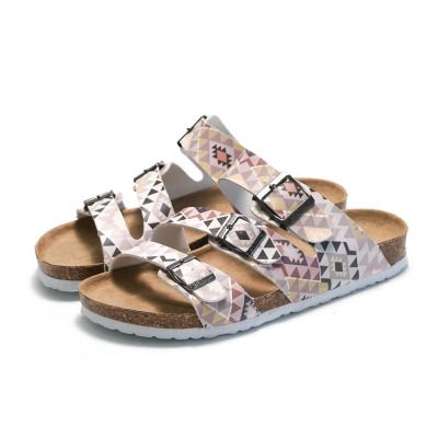 Women Flats Shoes New Cork Sandals Footwear软木女鞋睿足2025