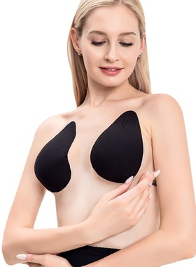 women clothes european african 薄款防走光隐形提拉乳贴胸部上