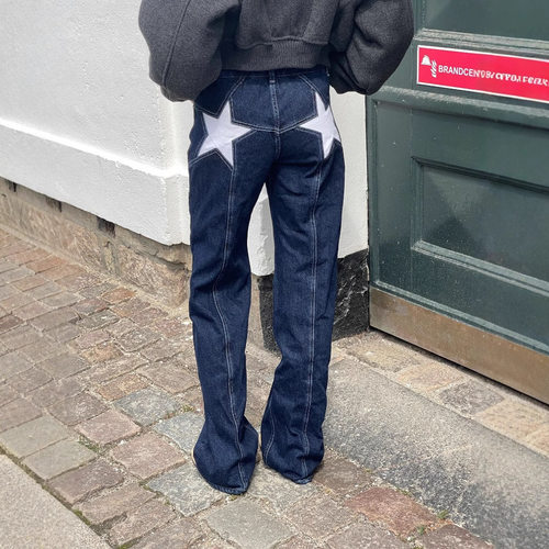 jeans denims pants fashion clothing trousers欧美美式复古y2k