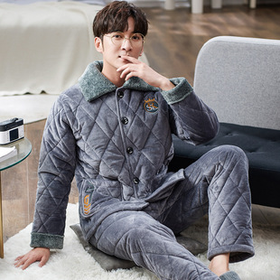 Plus Size Men's Pajamas Quality Homewear Sleepwear male