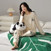 female wash homewear pajamas pajama student easy clothes