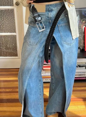 woman denim pant women jeans hot新复古水洗显瘦正反两穿牛仔裤
