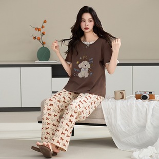 pajama female homewear student pajamas easy to wash clothes