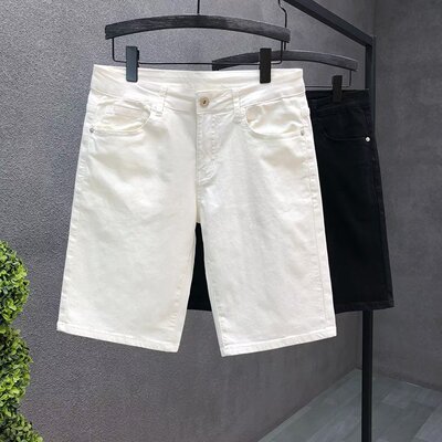 fashion denims pants loose jeans trousers牛仔短裤时尚潮牌