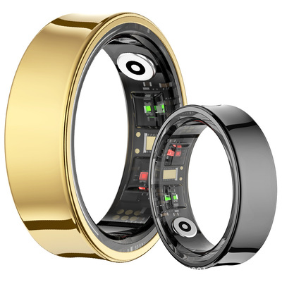 R09 Smart Ring Men Women with Charging Case Body Temperature