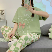 female easy homewear pajama student pajamas wash