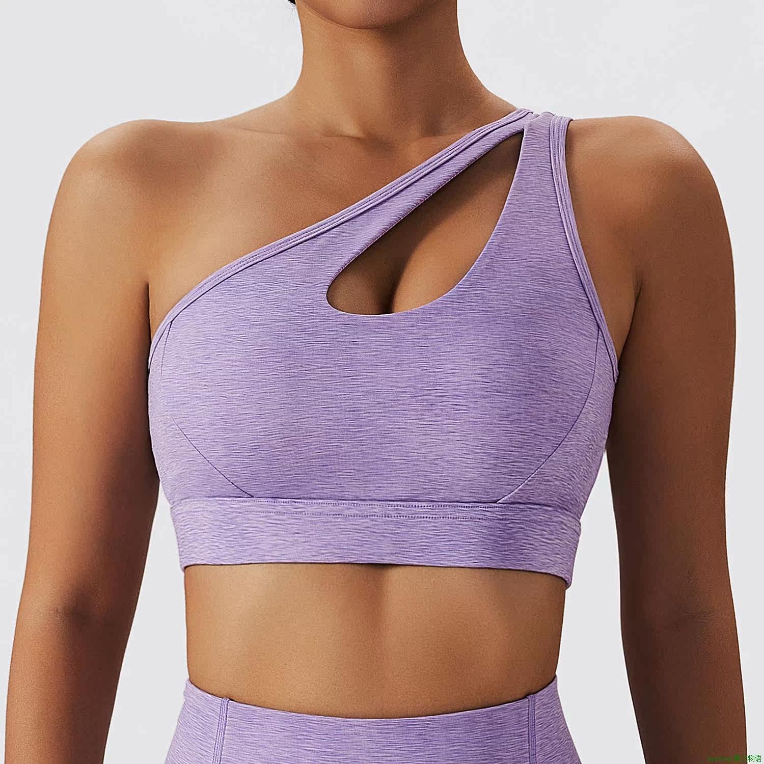 Design Yoga Bras运动内衣聚拢美背瑜伽文胸速干健身女斜单肩文胸