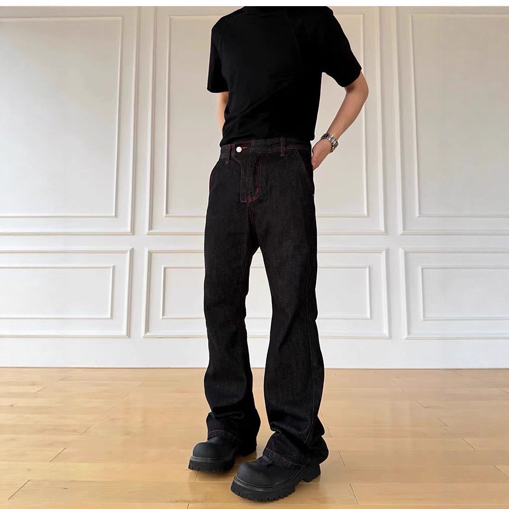 Jeans European American Denim Pants Vintage Trousers跨境复