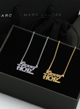 时尚风字母女士礼物锁骨链包邮