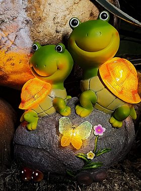 臻尚树脂太阳能灯美式田园庭院