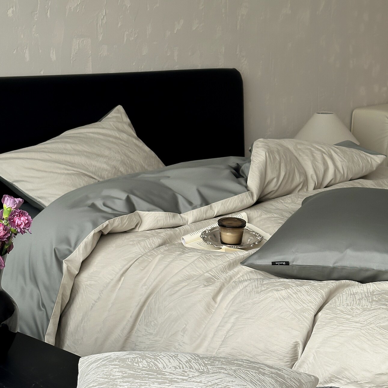 高级感~100S高支提花四件套