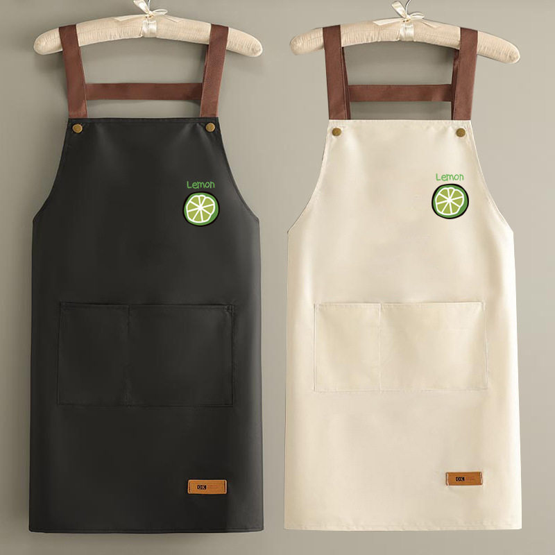 水果甜品店宽松洗碗打扫围裙厨房家用防水防油罩衣围腰餐饮围兜兜