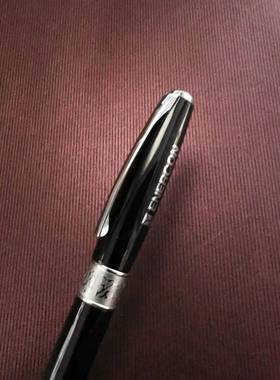 ENER.CON复古纹饰德国风车定制办公原子笔金属黑色圆珠笔签字笔