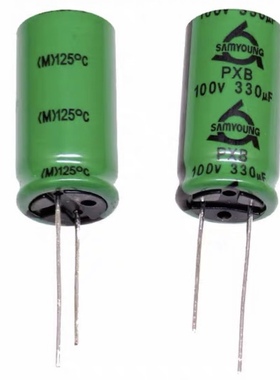 SAMYOUNG 进口电解电容 100v330uf 16*31.5 三莹PXB 耐高温125度