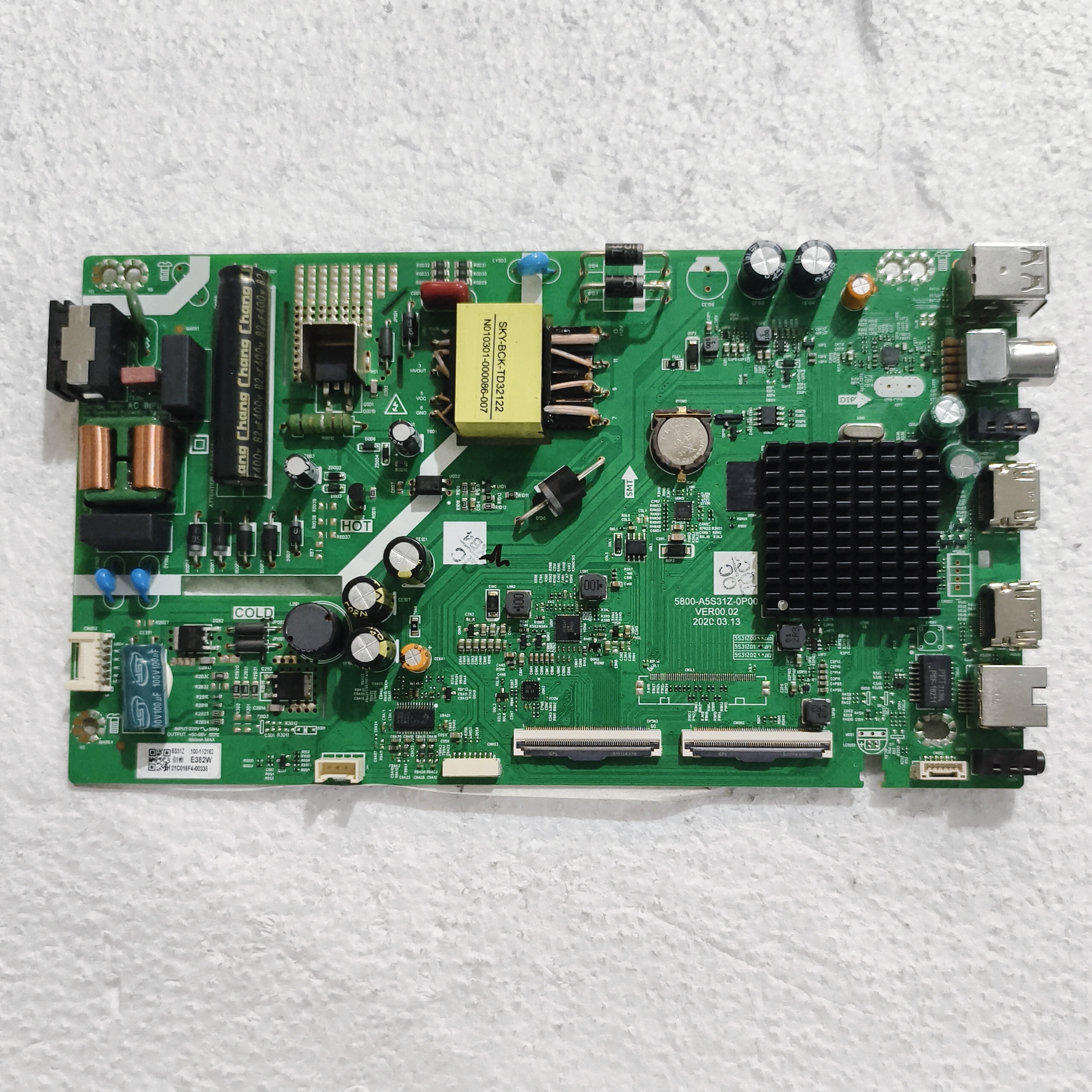 原装创维43E382W主板5800-A5S31Z-0P00配屏RDL430FY PG0-200 测好