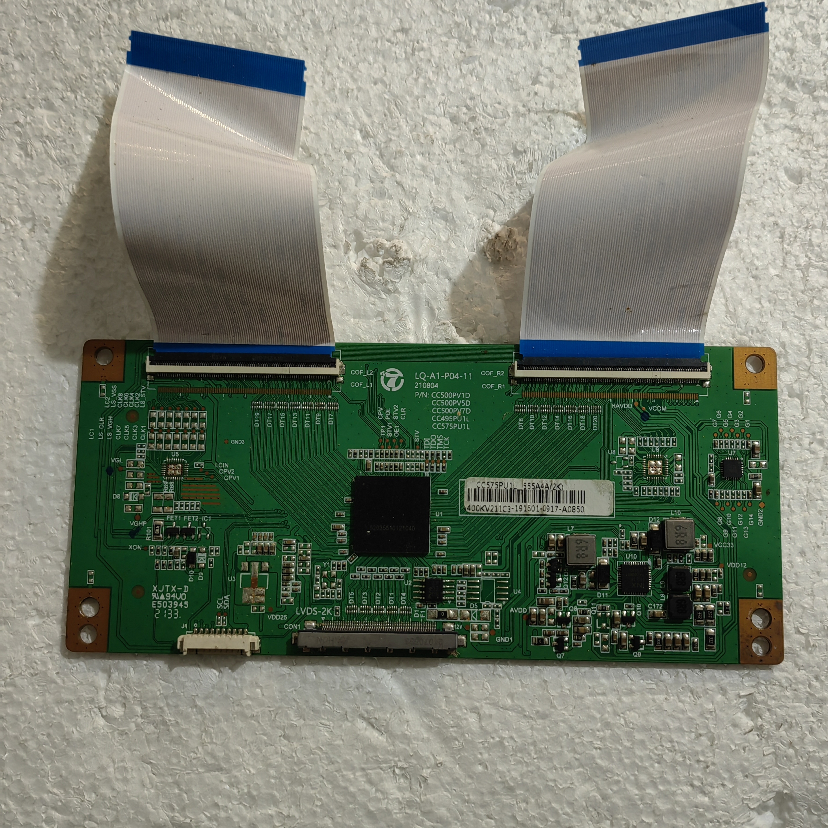 原装杂牌LED58寸逻辑板LQ-A1-P04-11 白纸码CC575PU1L_555A4A 2K