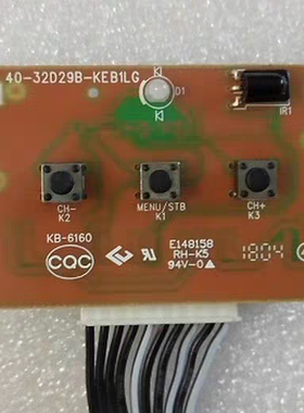 原装TCL D43A810L40F3303B L49A810A按键接收板40-32D29B-KEB1LG
