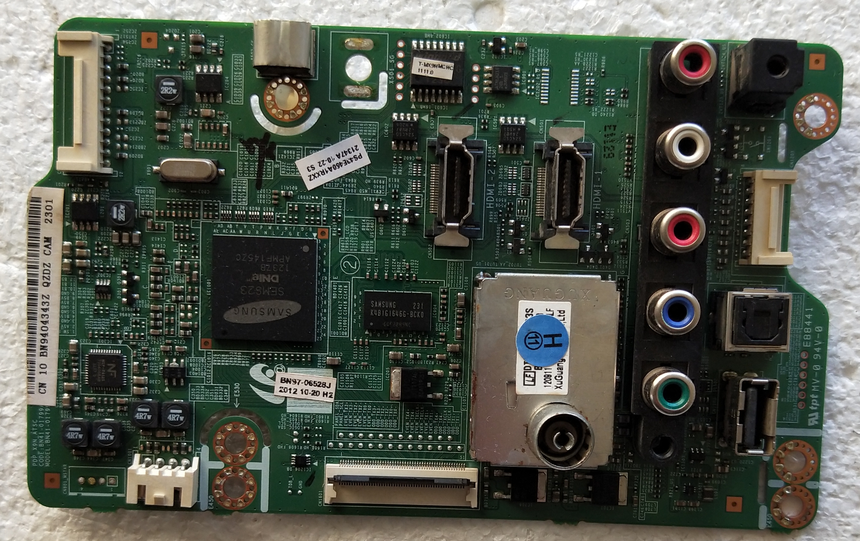 原装三星PS43E450A1R等离子主板BN41-01799A屏S43SD-YB01测试完好