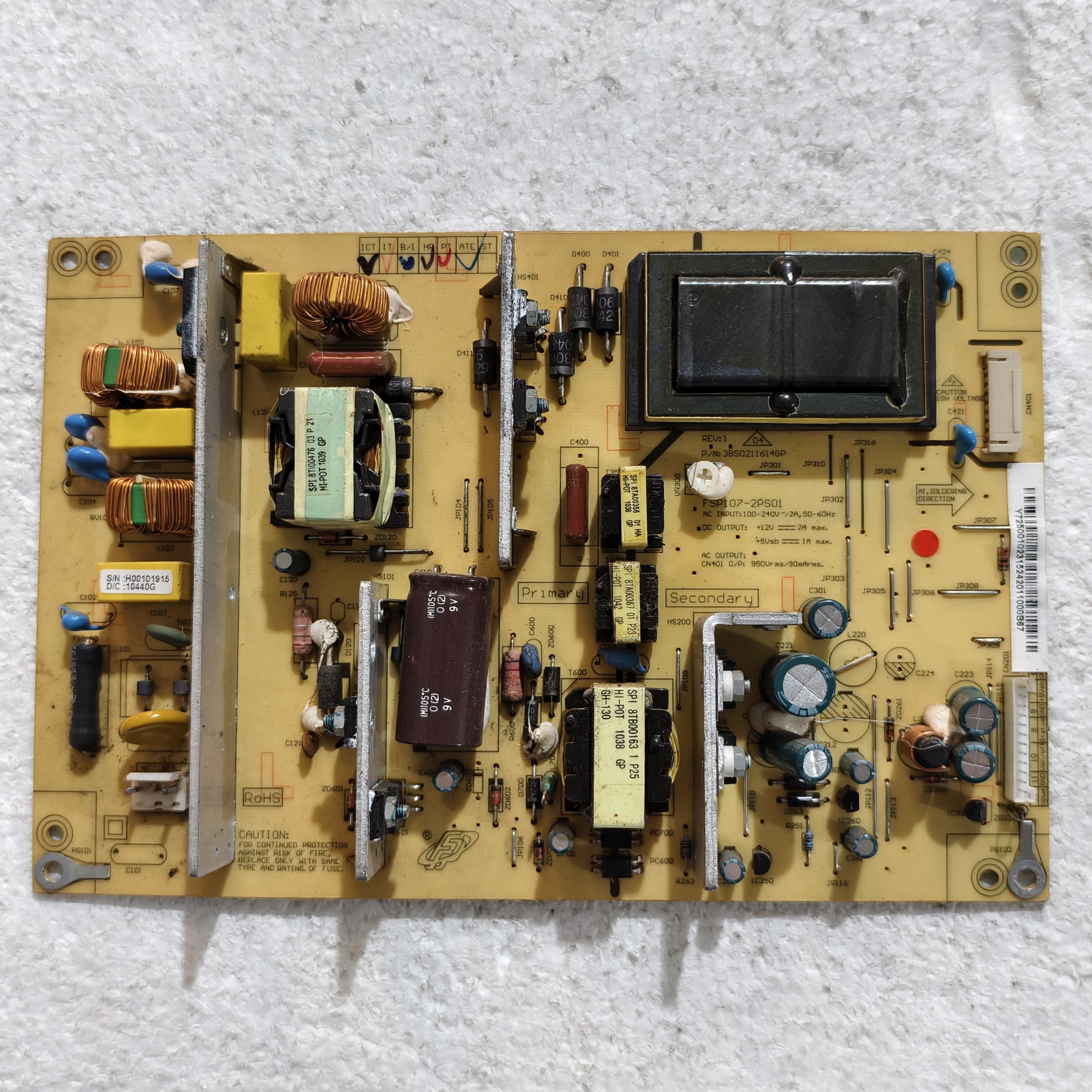 原装长虹LT26610 LT26620/26629电源板FSP107-2PS01 3BS0211614GP