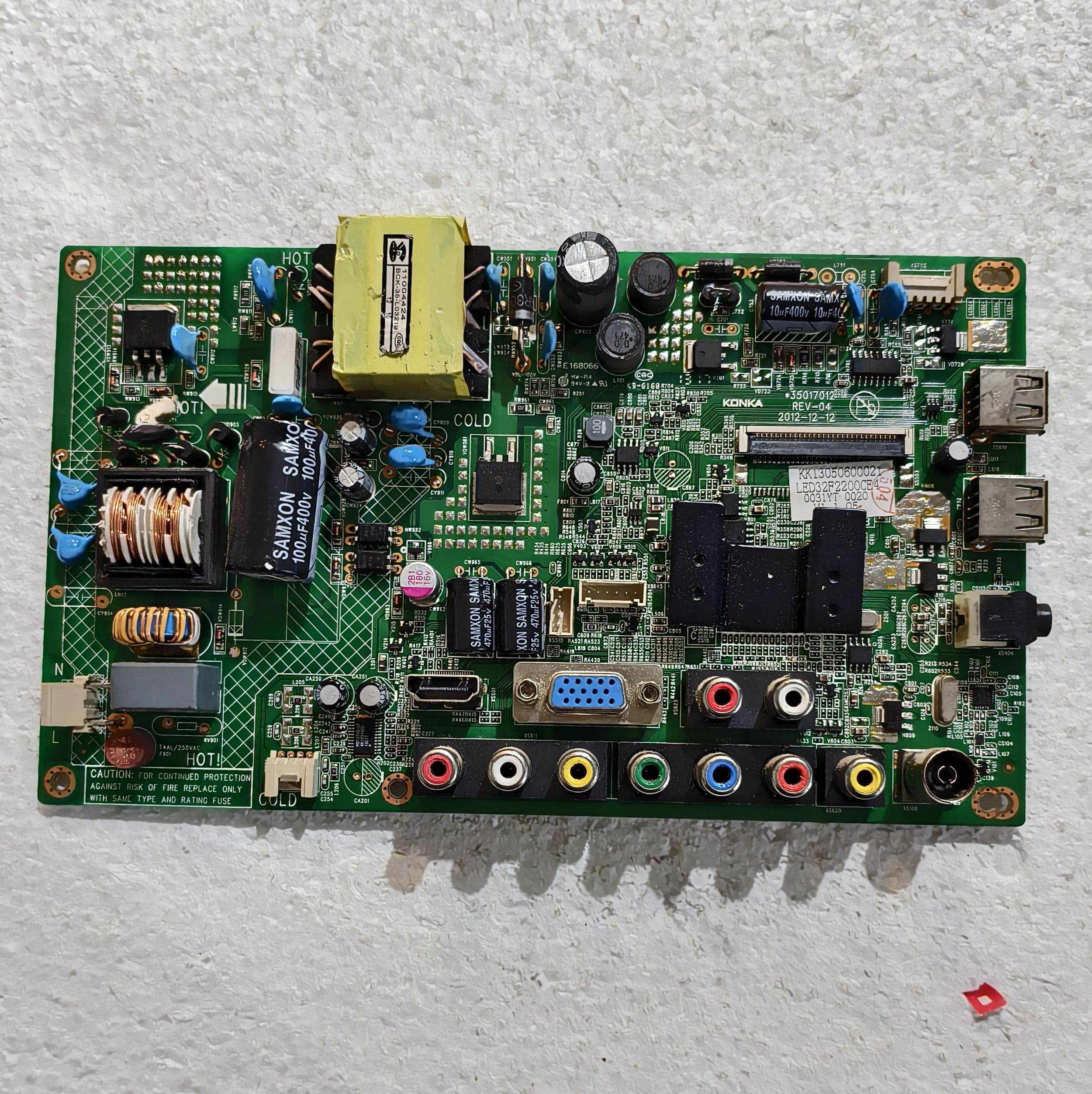 原装康佳LED32F2200CE液晶电视主板35017012配屏72000031YT测试好