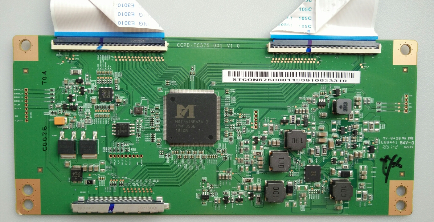 原装海尔LU58C51逻辑板CCPD-TC575-001 V2.0屏CC575PU1L01测试好