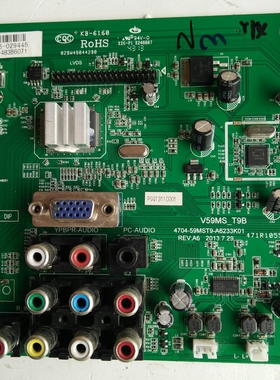 原装TCL LE39D31主板4707-59MST9-A6233K01屏K390WD6实物图