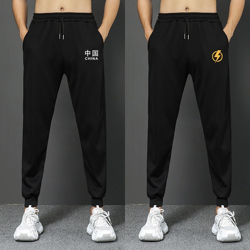 13初中学生14夏装休闲长裤12大童男孩运动卫裤15岁青少年男生裤子