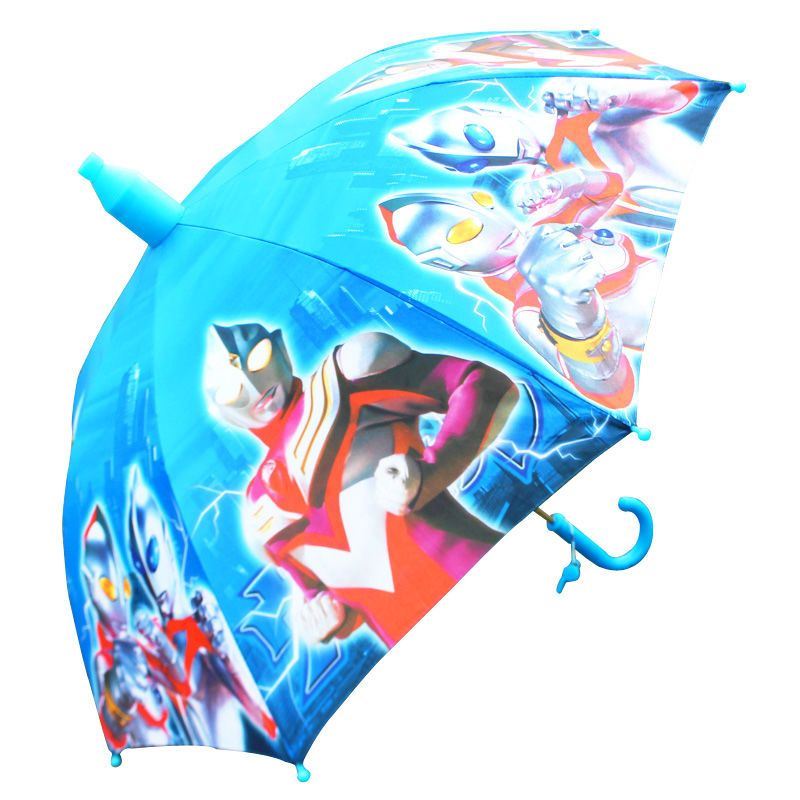 防水套儿童直柄雨伞小学生男女儿童小伞幼儿园宝宝可爱遮阳自动伞