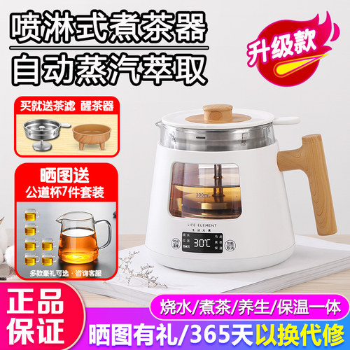 生活元素煮茶器喷淋式萃取多功能