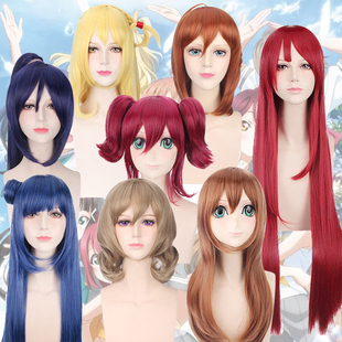 cos假发LoveLive!Sunshine!!津岛善子 国木田花丸 黑泽露松浦果南