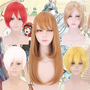 cosplay假发 工作细胞 血小板白细胞 红细胞血球 杀手T细胞球巨噬