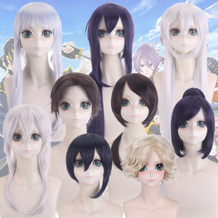 Cos假发刀剑乱舞大和守安定 小狐丸 鹤丸国永 加州清光三日月宗近