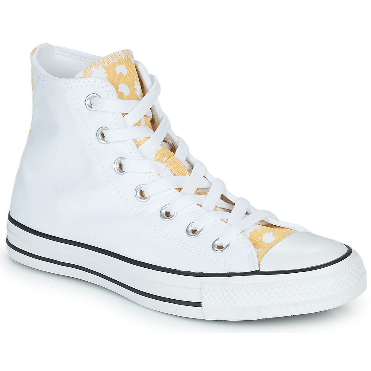 converse/匡威女帆布鞋白色24春夏新款正品高帮青年板鞋美国品牌