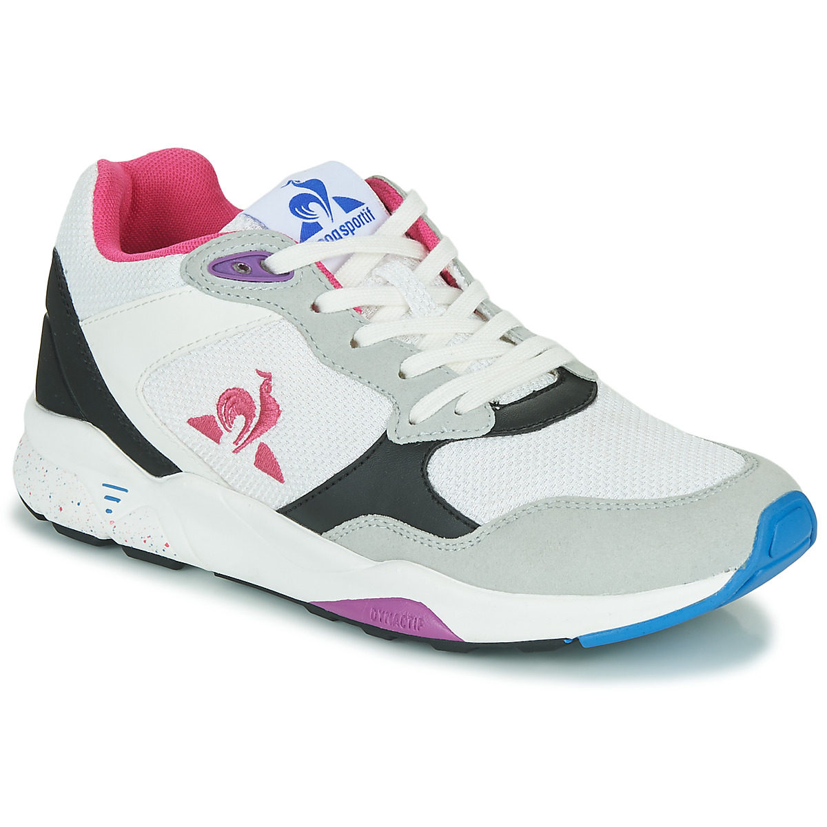 le coq sportif/乐卡克女鞋运动休闲鞋系带低帮鞋白色春秋24新款