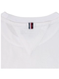 TOMMY HILFIGER Дышащая базовая летняя белая футболка для мальчиков для отдыха, детская одежда, облегающий крой
