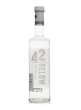 42纬之下纯味伏特加 Below Vodka 新西兰原装进口洋酒 鸡尾酒基酒