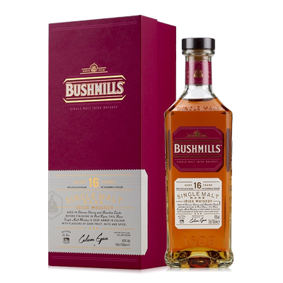 奥妙 百世醇16年单一麦芽爱尔兰威士忌 BUSHMILLS 行货洋酒