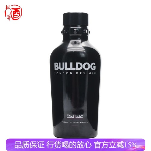 搏斗犬金酒风味配制酒 斗牛犬金酒BULLDOG 英国原装进口洋酒烈酒